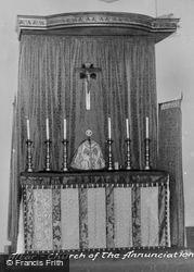 Altar, Church Of The Annunciation c.1955, Little Walsingham