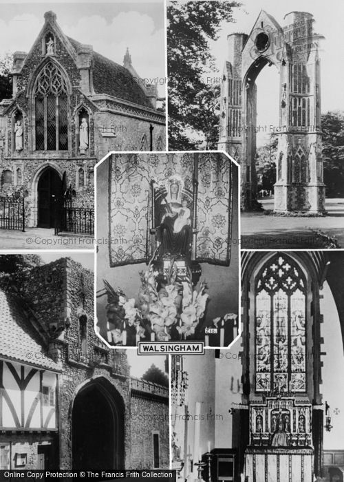 Photo of Little Walsingham, Composite c.1965
