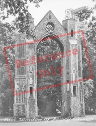 East Window Of Priory Church c.1955, Little Walsingham