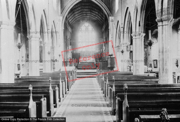 Photo of Little Walsingham, Parish Church Of St Mary, Interior 1933
