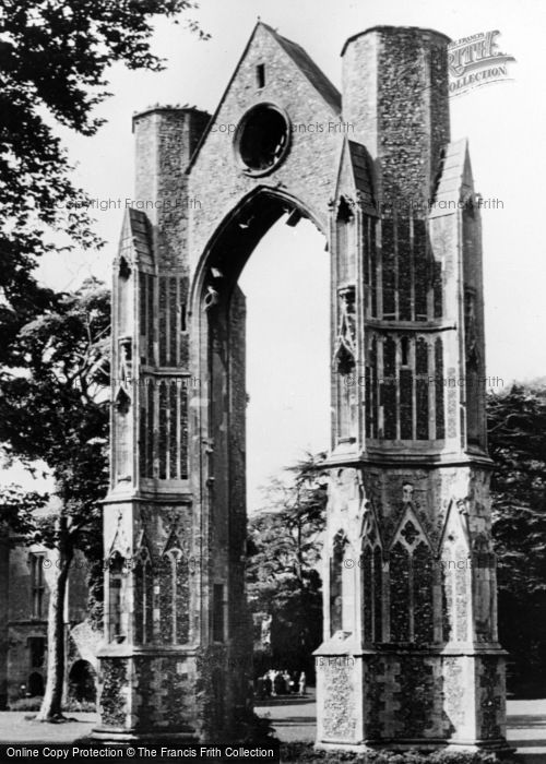 Photo of Little Walsingham, The Abbey, East Window c.1965