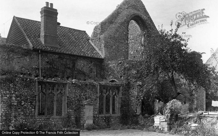 Photo of Little Walsingham, The Friary, Cloister Windows 1933