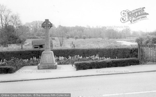 Photo of Little Waltham, Memorial c.1960