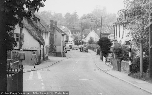 Photo of Little Waltham, Tractor In The Village c.1960