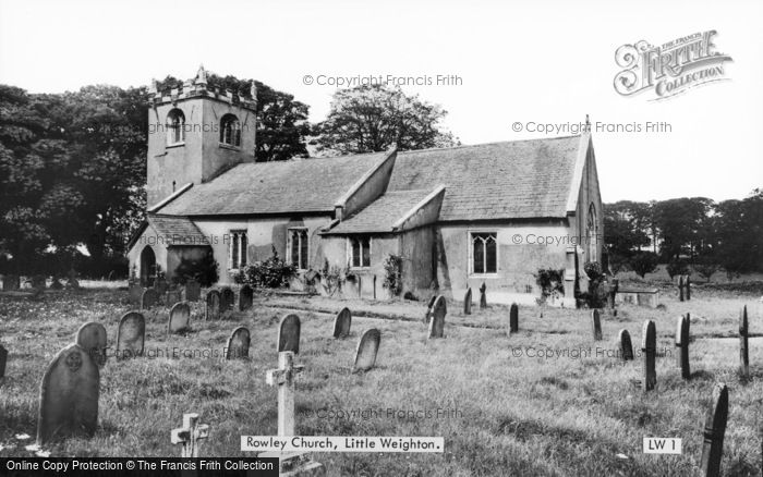 Photo of Little Weighton, Rowley Church c.1960