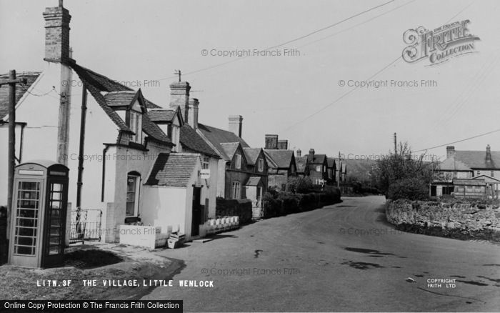 Photo of Little Wenlock, The Village c.1955