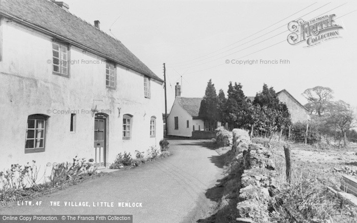 Photo of Little Wenlock, The Village c.1955