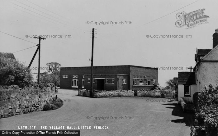 Photo of Little Wenlock, The Village Hall c.1960