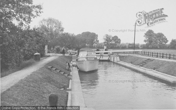 Photo of Little Wittenham, Day's Lock c.1955