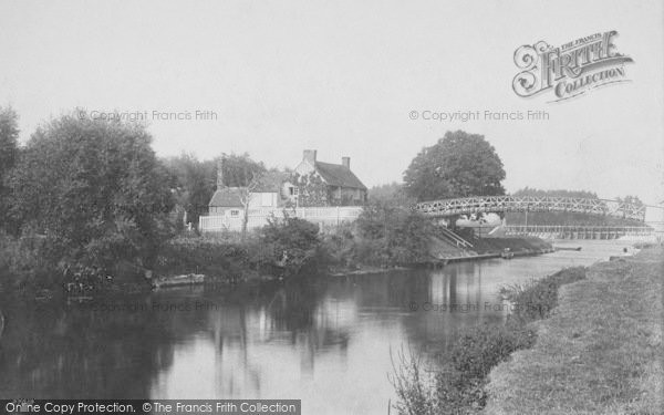 Photo of Little Wittenham, The Bridge, Day's Lock 1890