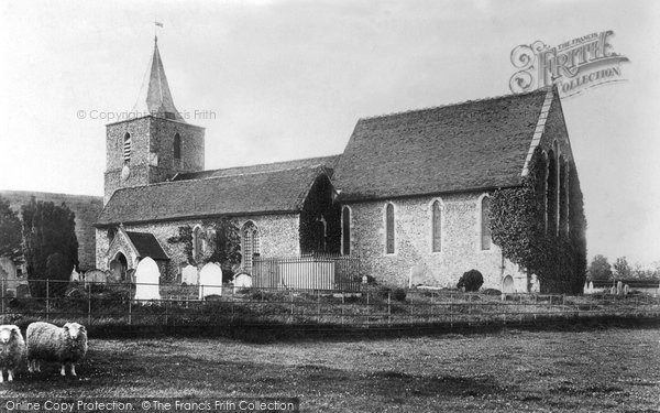 Photo of Littlebourne, St Vincent's Church 1903