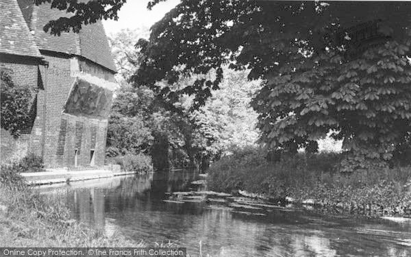 Photo of Littlebourne, The River By Hovis Mill c.1960