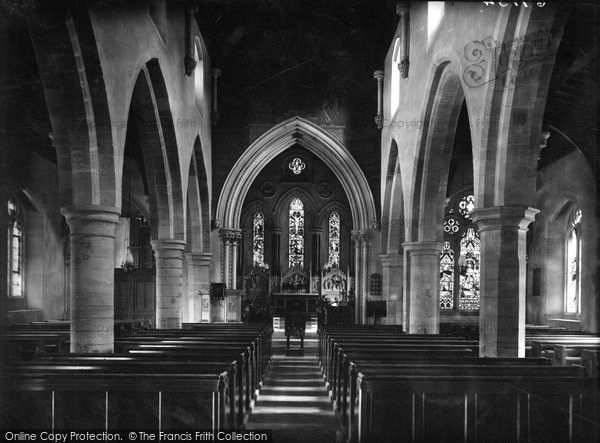 Photo of Littlebury, Church Interior 1919
