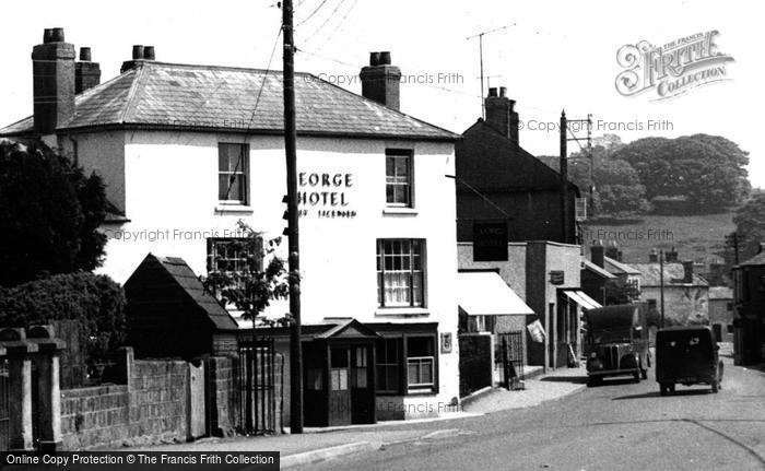 Photo of Littledean, The George Hotel c.1955