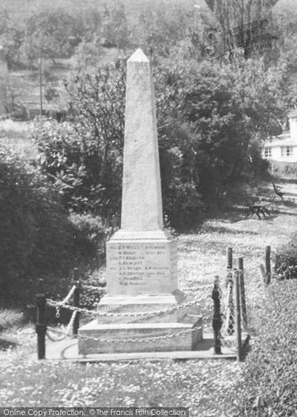 Photo of Littledean, The Memorial c.1955