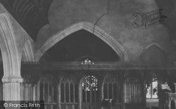 Church Interior 1890, Littleham
