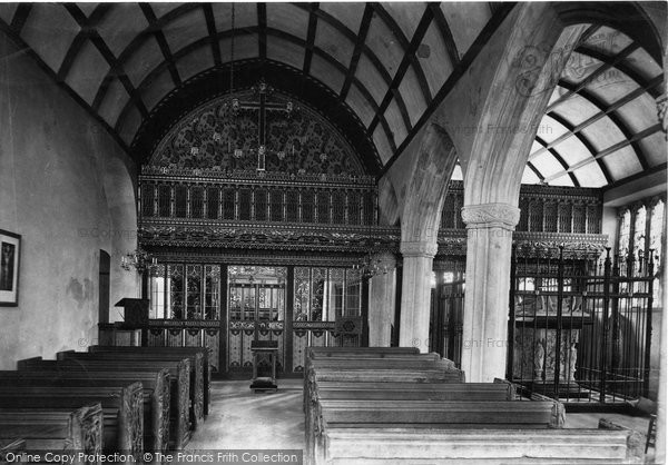 Photo of Littleham, Church Interior 1907