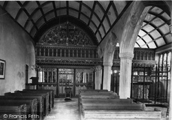 Church Interior 1907, Littleham