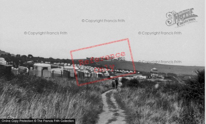 Photo of Littleham, The Caravan Site c.1955
