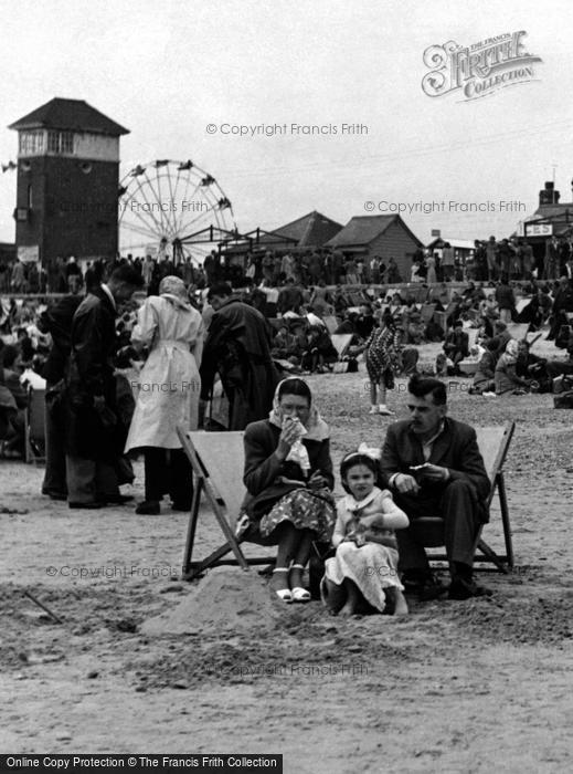 Photo of Littlehampton, A Family On The Beach c.1950