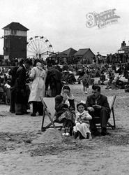 A Family On The Beach c.1950, Littlehampton