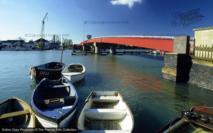 Photo of Littlehampton, Modern Swing Bridge Over The River Arun c.1980