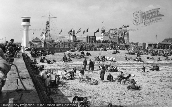 Photo of Littlehampton, The Beach c.1955