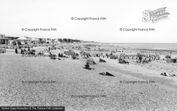 Photo of Littlehampton, The Beach c.1960
