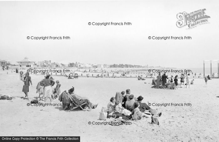 Photo of Littlehampton, The Sands c.1955