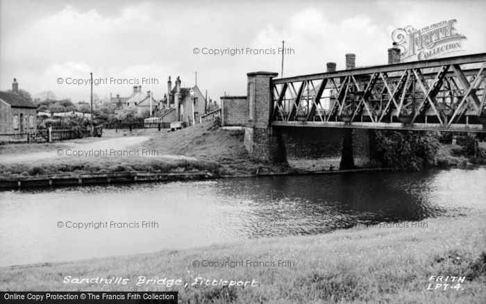 Photo of Littleport, Sandhills Bridge c.1955