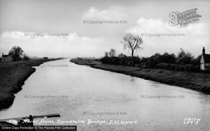 Photo of Littleport, The River From Sandhills Bridge c.1955