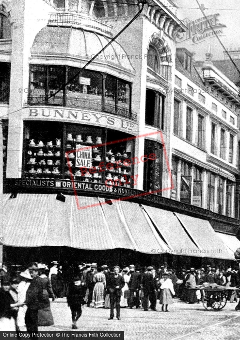 Photo of Liverpool, Bunney's Ltd, Church Street c.1905