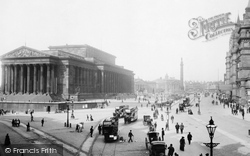 Lime Street And St George's Hall And Plateau 1890, Liverpool