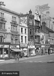 Shops On Ranelagh Street c.1950, Liverpool