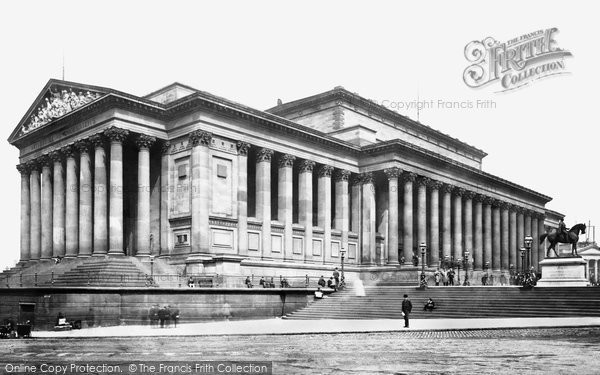 Photo of Liverpool, St George's Hall c1881