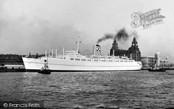 The 'empress Of England' Leaving Liverpool c.1958, Liverpool