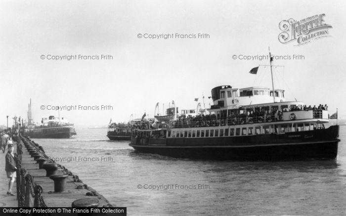 Photo of Liverpool, the Ferry Boats c1965
