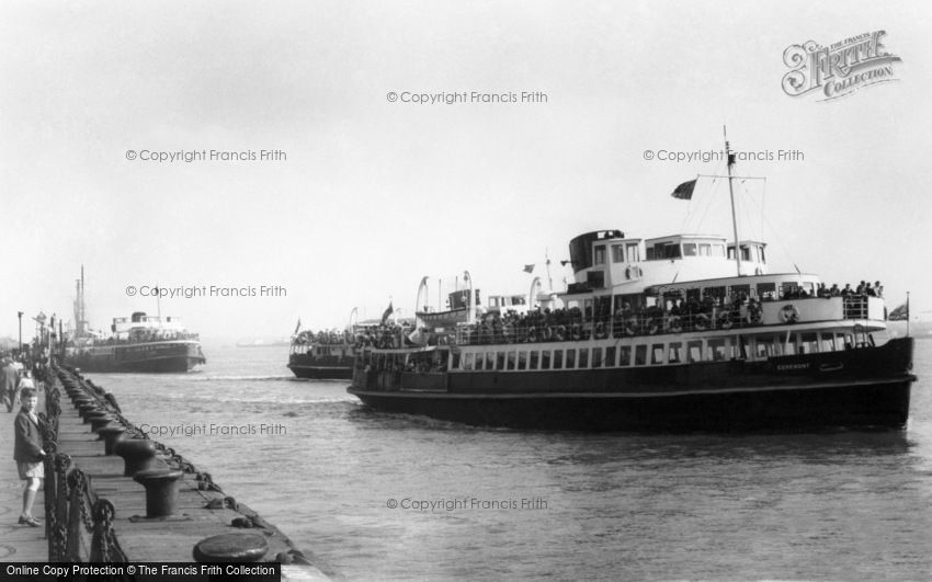 Liverpool, the Ferry Boats c1965