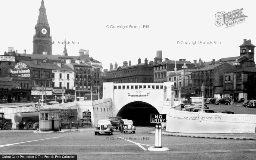 Liverpool, the Mersey (Queensway) Tunnel c1950