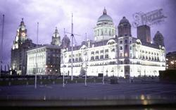 The Port Of Cunard, And Liver Buildings 1984, Liverpool