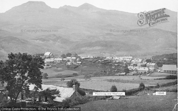 Photo of Llan Ffestiniog, And Moelwyn c.1890