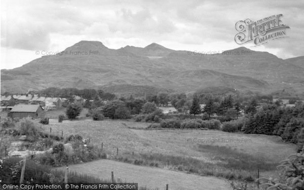 Photo of Llan Ffestiniog, Moelwyn Mountains From Llainwen c.1960