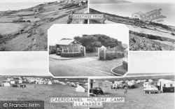 Caerddaniel Holiday Camp Composite c.1955, Llanaber
