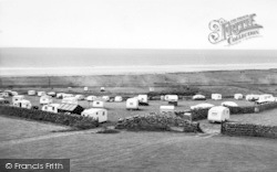 Caerddaniel Holiday Camping Site c.1955, Llanaber