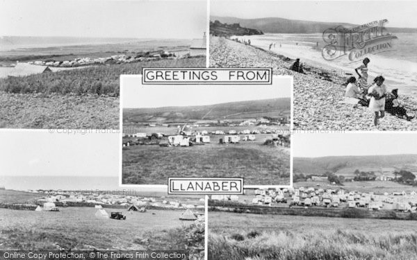 Photo of Llanaber, Composite c.1955