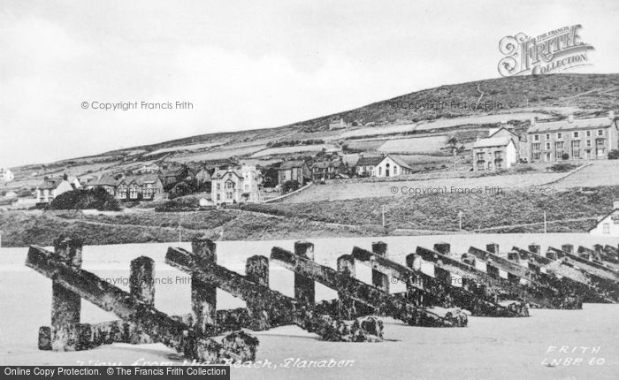 Photo of Llanaber, From The Beach c.1955
