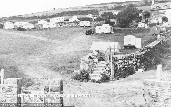 Photo of Llanaber, Hendre Coed Caravan Site c.1955