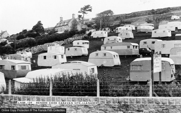 Photo of Llanaber, Hendre Coed Caravan Site c.1960