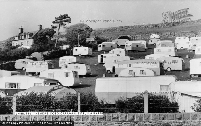 Photo of Llanaber, Hendre Coed Caravan Site c.1960