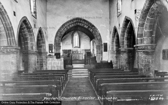 Photo of Llanaber, Parish Church Interior c.1955